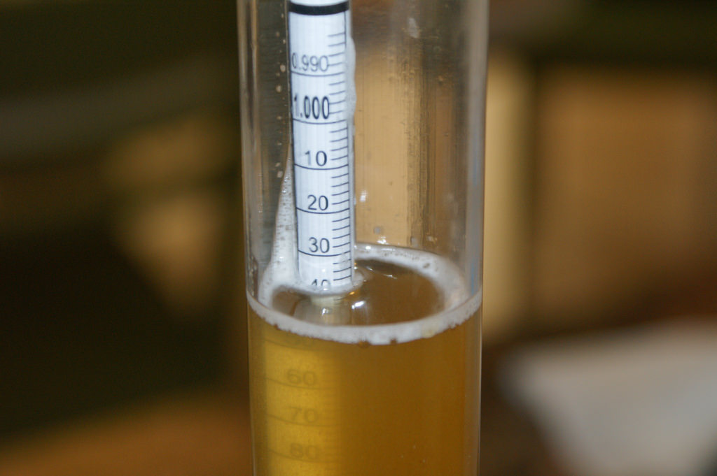 Hydrometer photo for brand content story