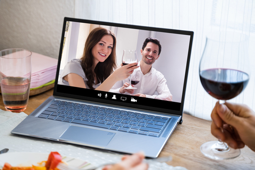Video wine tasting for coronavirus post