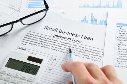 SBA loan application photo for funding sources post