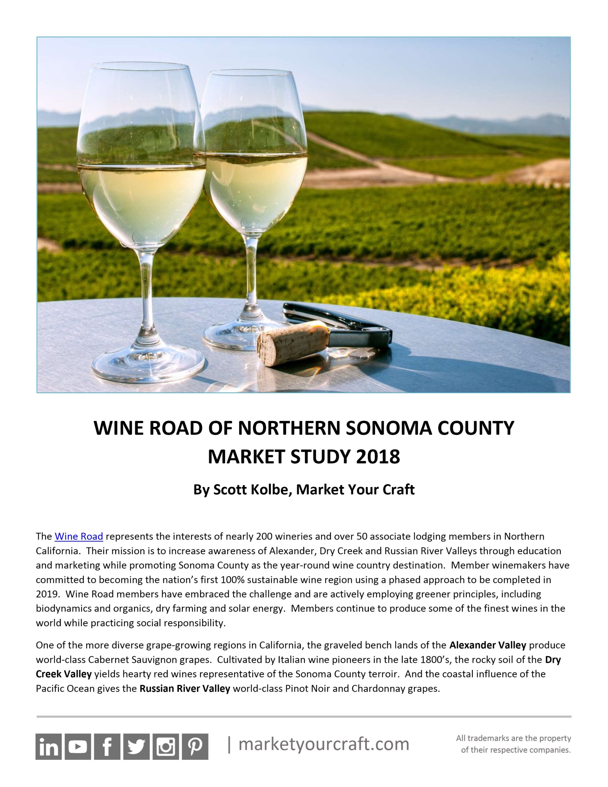 Wine Road Market Study Sample