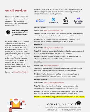 Email Strategy Sample