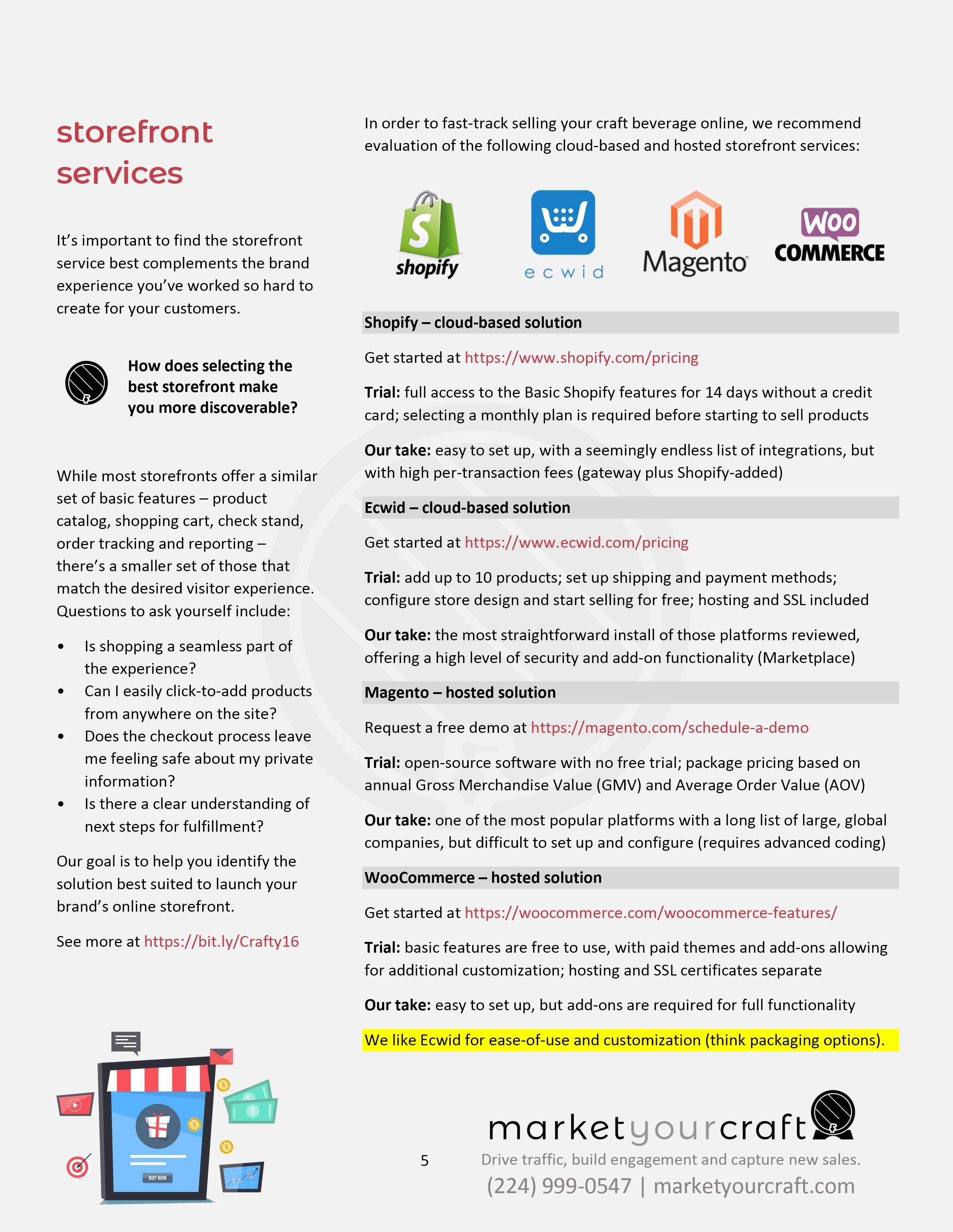 Online Selling Sample