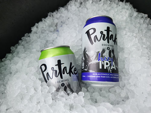 Partake Brewing cans photo for summer events post