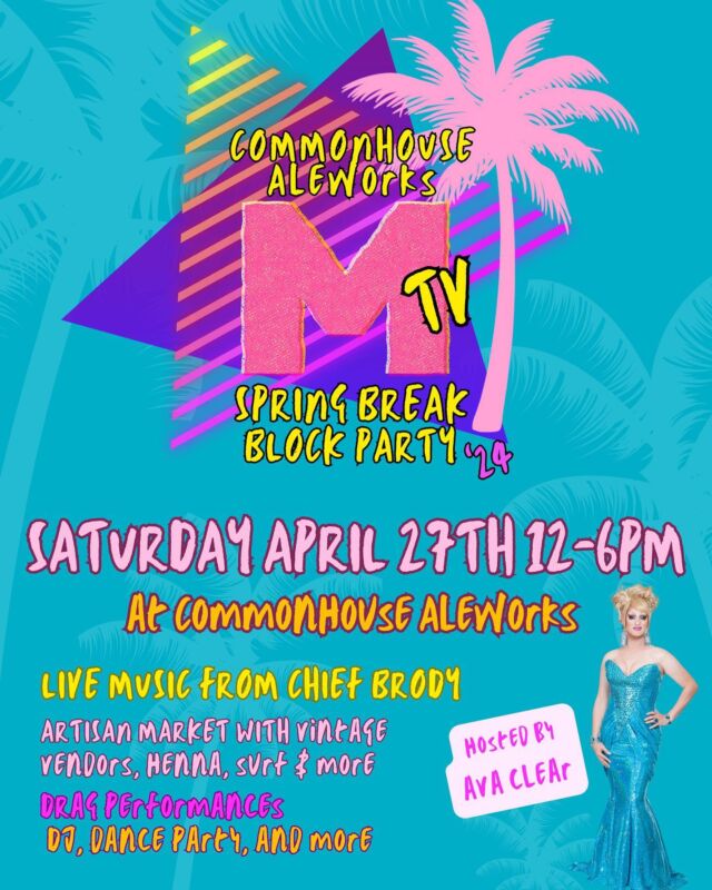 TODAY’S THE DAY! Gonna be a great day! We can’t wait to see you in your best 90s gear, bonus points if you come dressed as your favorite MTV VJ! Party kicks off at noon, see you then! (As a reminder, while we are generally family friendly, this event is meant for a 21+ crowd)