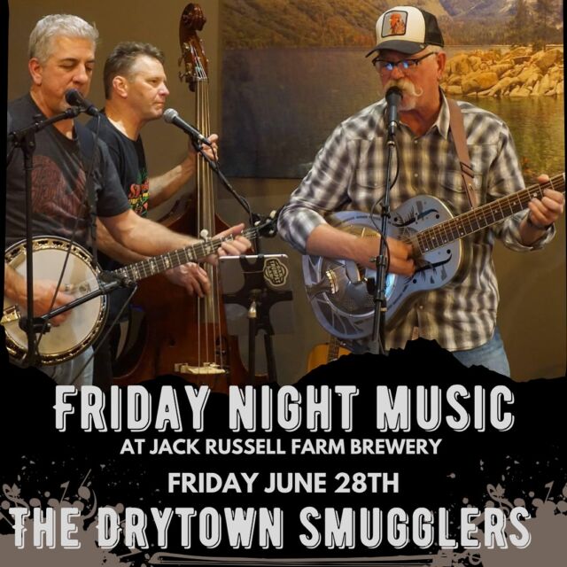 Join us this Friday evening for The Drytown Smugglers playing live 6-8 pm. 🎶 
.
.
#jackrussellfarmbrewery #jackrussellbrewery #applehillofficial #applehill #visitapplehill #applehilltourguide #sacbeer #camino #craftbeer #sacbeerenthusiasts #handcraftedbeer #cider #hardcider #visitgoldcountry #visiteldoradocounty #eldoradocounty #appleblossom #brewery #brewerylife #localbusiness