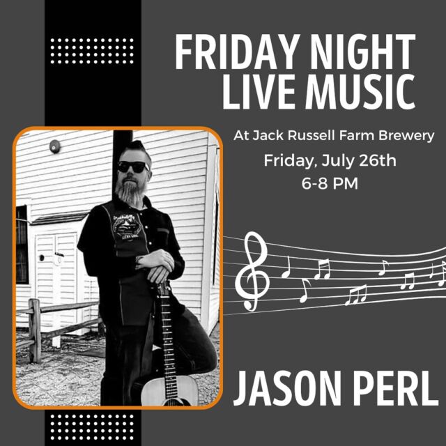 Join us tonight for @jasonperl_singersongwriter playing live from 6-8 pm. Little Cravings pop up will be open 4-8 today 😋 
.
.
#jackrussellfarmbrewery #jackrussellbrewery #applehillofficial #applehill #visitapplehill #applehilltourguide #sacbeer #camino #craftbeer #sacbeerenthusiasts #handcraftedbeer #cider #hardcider #visitgoldcountry #visiteldoradocounty #eldoradocounty #appleblossom #brewery #brewerylife #localbusiness