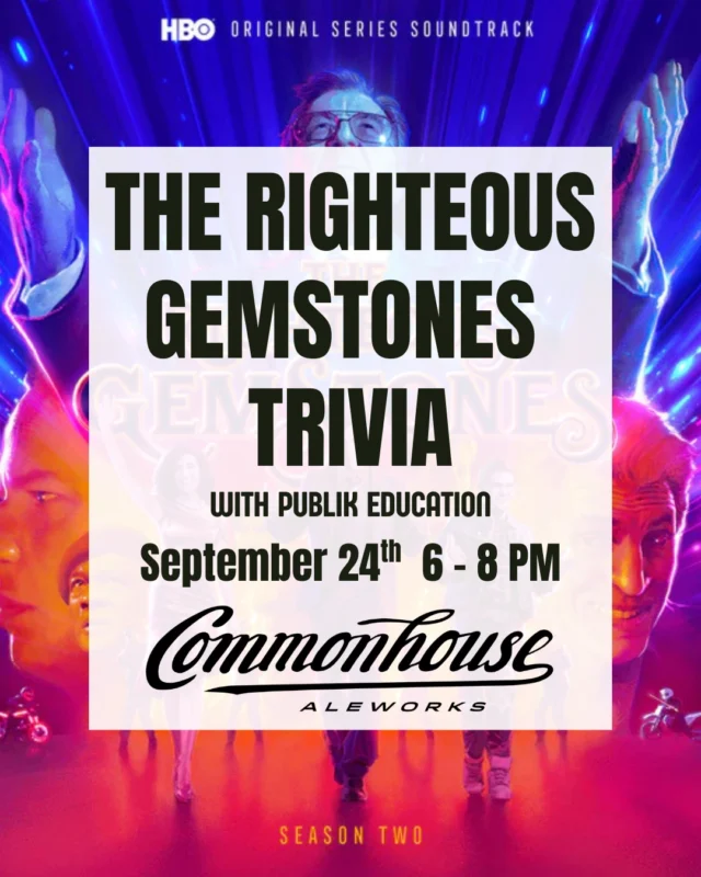 Two weeks from today, we will be hosting The Righteous Gemstones Trivia with @publikeducationtrivia. So brush up on your Jesse, Judy, and Kelvin knowledge and be sure to have binge-watched the latest season!
