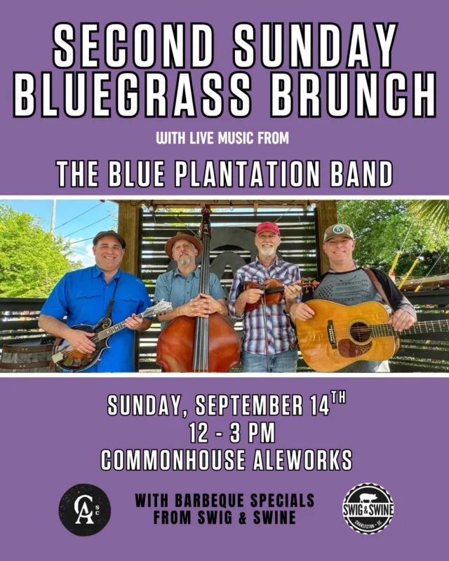 We're so excited to be hosting @TheBluePlantationBand for our monthly Bluegrass brunch, this Sunday, 12 - 3 PM!

Second Sunday Bluegrass Brunch is one of our favorite traditions here at Commonhouse. Bring your friends, your kids, your fur babies, your neighbor, bring anyone up for a good time!