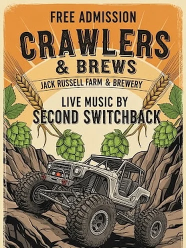 Join us Saturday September 20th 3-8 pm for Crawlers and Brew! Valez Tacos onsite. Free event to attend. Drive up in your crawler and enjoy a drink with fellow crawler enthusiasts.