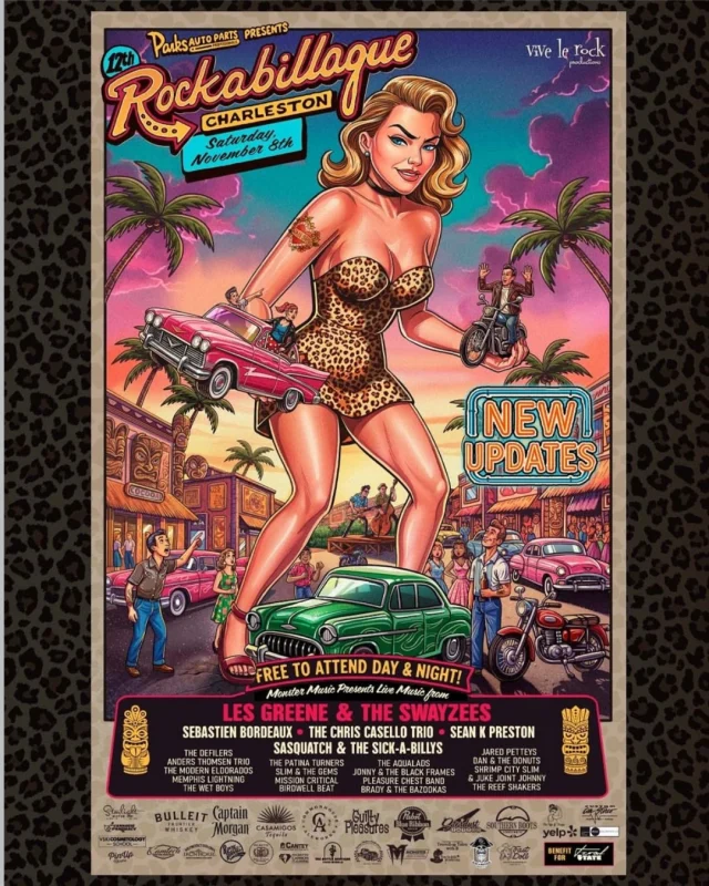 It’s almost time to rock, Park Circle 🎸🍻

Rockabillaque Charleston returns November 7–9, and Commonhouse Aleworks is at the heart of it all.

We’re kicking things off Friday night with live music from Anders Thomsen Trio, Sebastien Bordeaux, and the Chris Casello Trio.

Then on Saturday, the party keeps rolling with a headliner set from Les Greene & The Swayzees, the Grammy-nominated voice of Little Richard in Elvis, right here on our stage!

And when the main event winds down, the official Rockabillaque Finale Party happens right here at Commonhouse on Saturday night from 6-8 PM.

Great beer, great music, and the best kind of weekend in Park Circle 🎶🔥