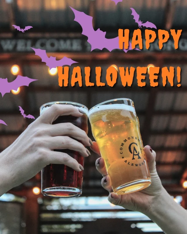 Happy Halloween! Trick or treat yourself… to a pint 🍺🎃 Fresh beer, a festive vibe, and your favorite neighborhood spot. Stop by Commonhouse tonight and close out spooky season with us.